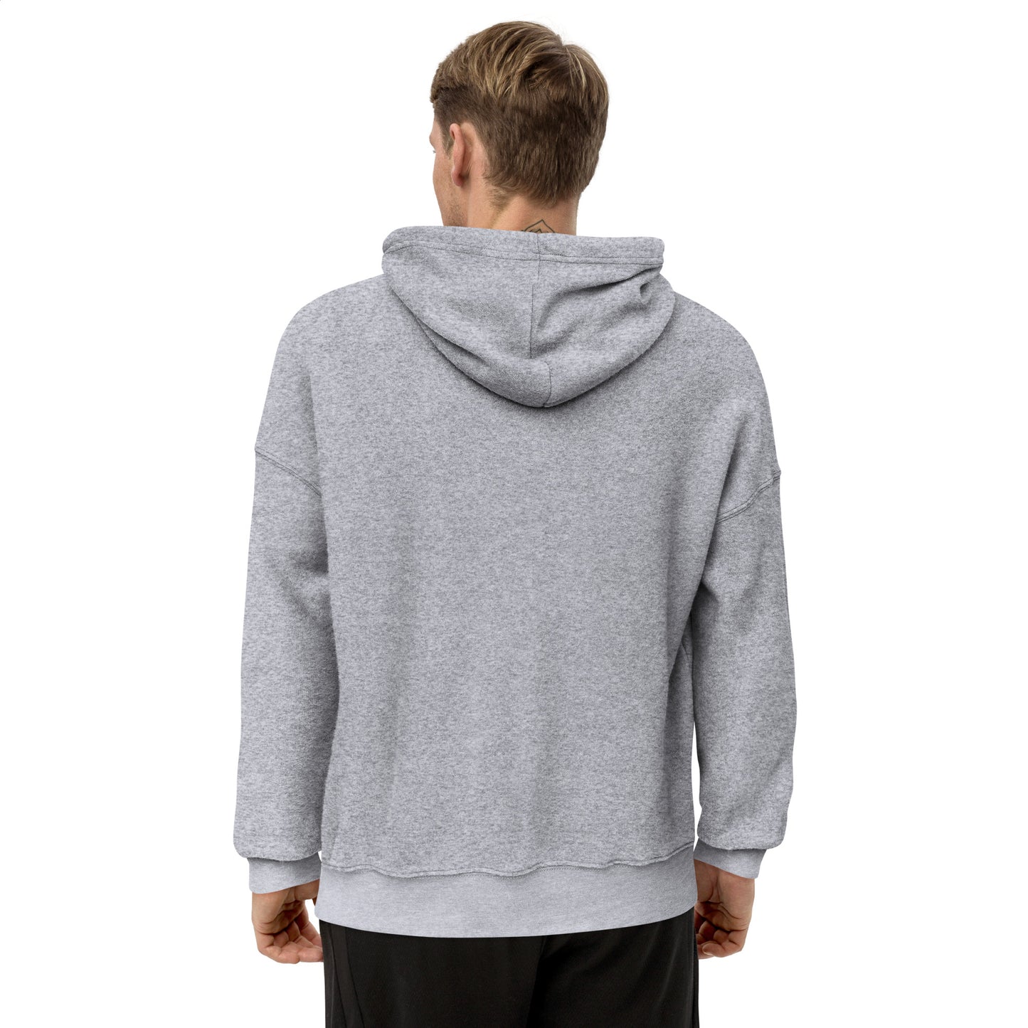 Unisex sueded fleece hoodie