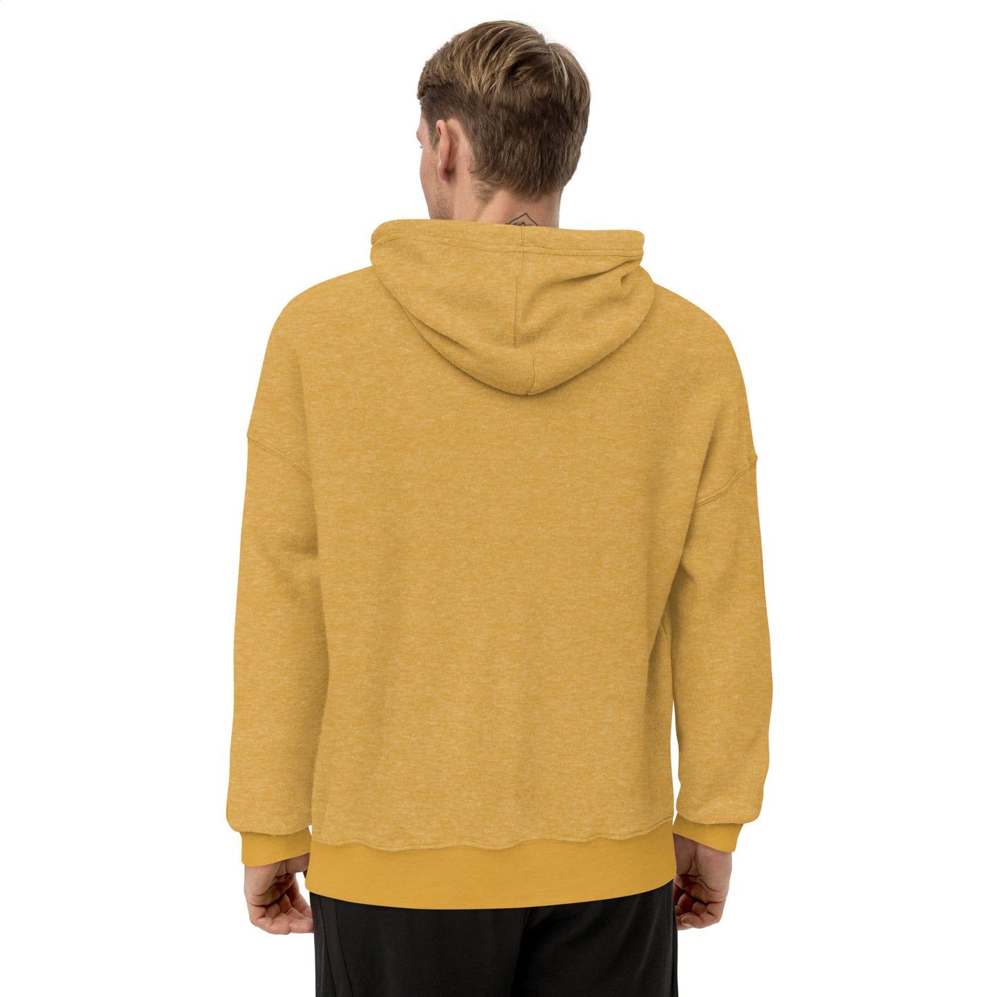 Unisex sueded fleece hoodie