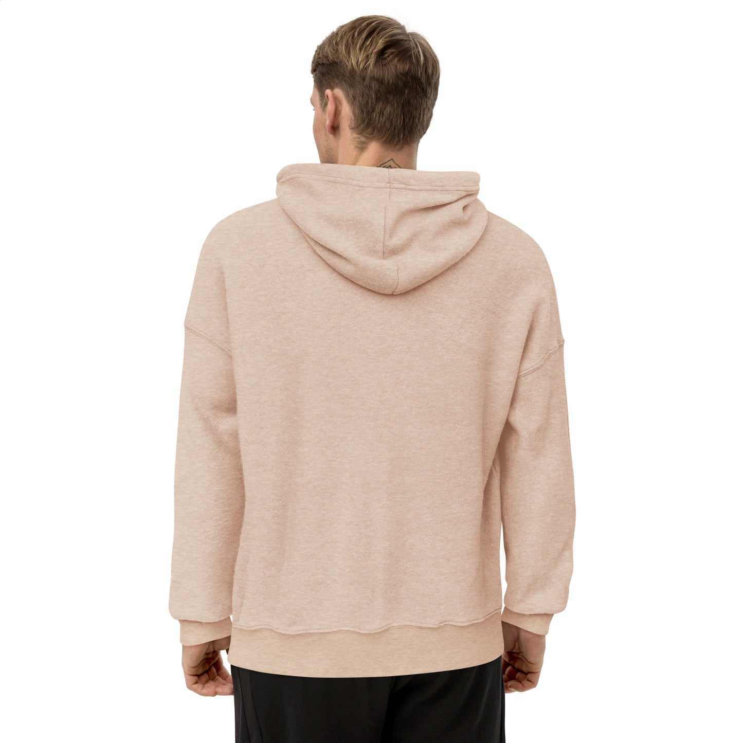 Unisex sueded fleece hoodie