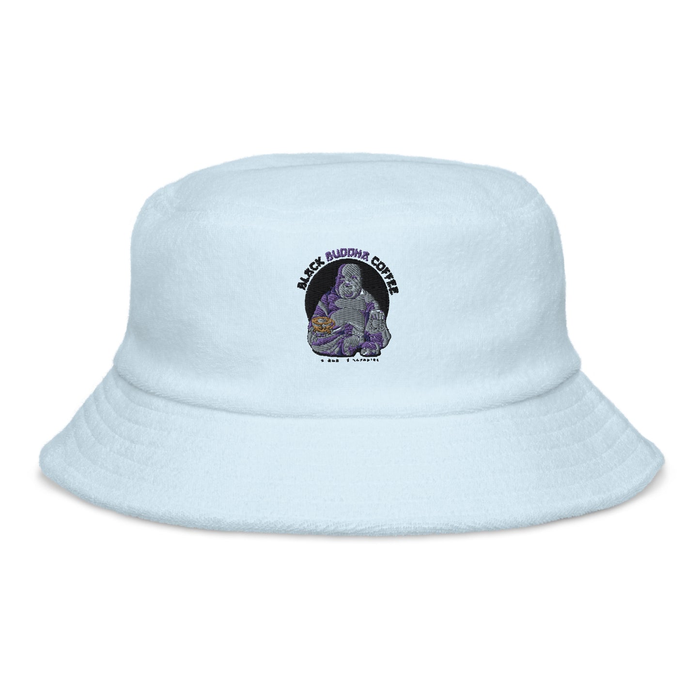 Unstructured terry cloth bucket hat