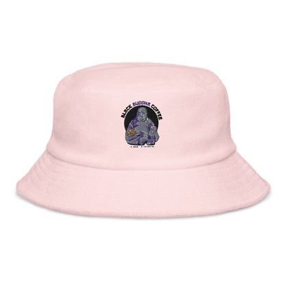 Unstructured terry cloth bucket hat